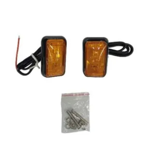 12-24v Amber Marker Light 2 Pack Kaito