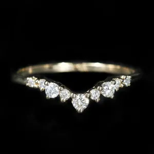 14k Yellow Gold 0.23 CTW Diamond Tiara Band