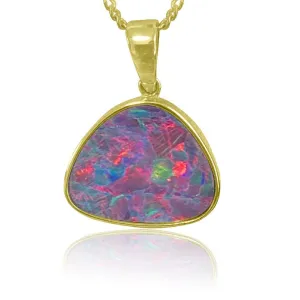 14kt Yellow Gold Opal pendant