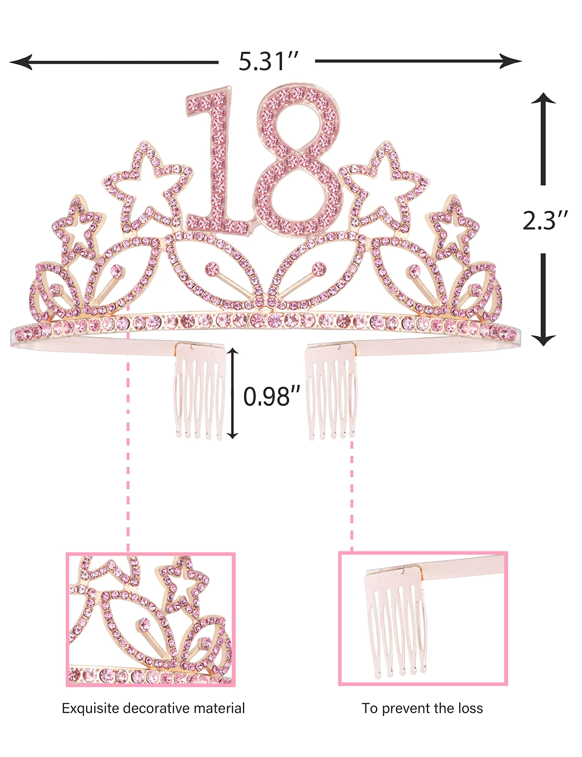 18th Birthday, 18th Birthday Gifts, 18th Birthday Gifts for Girls, 18th Birthday Tiara