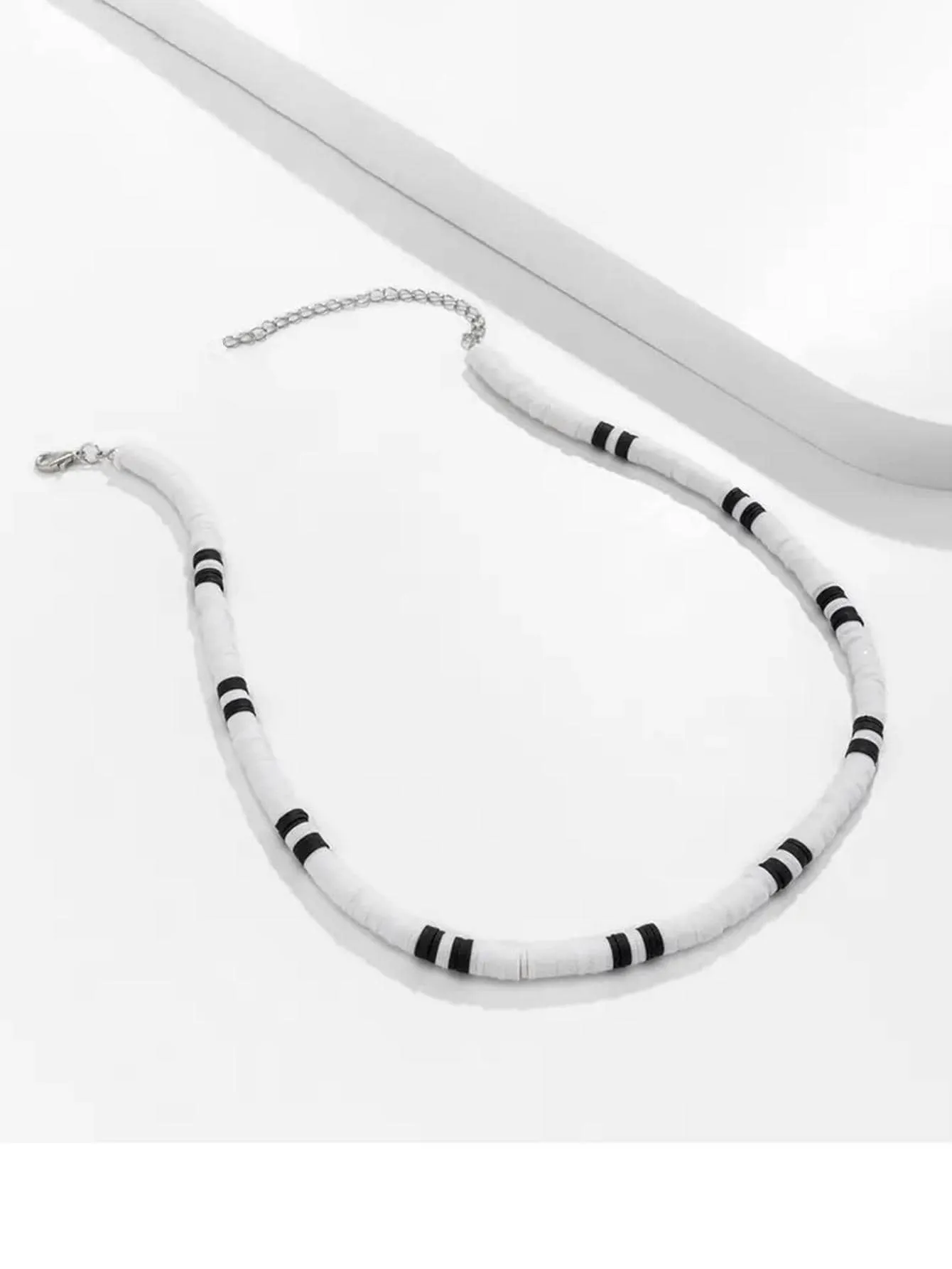 1pc Fashion Minimalist Beaded Necklace For Men Women Jewelry Accessories