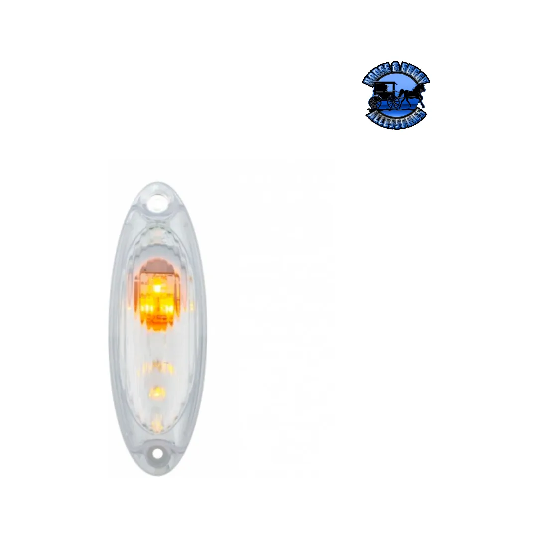 3 AMBER LED REFLECTOR CAB LIGHT FOR 2008-2017 FREIGHTLINER CASCADIA (Choose Color)