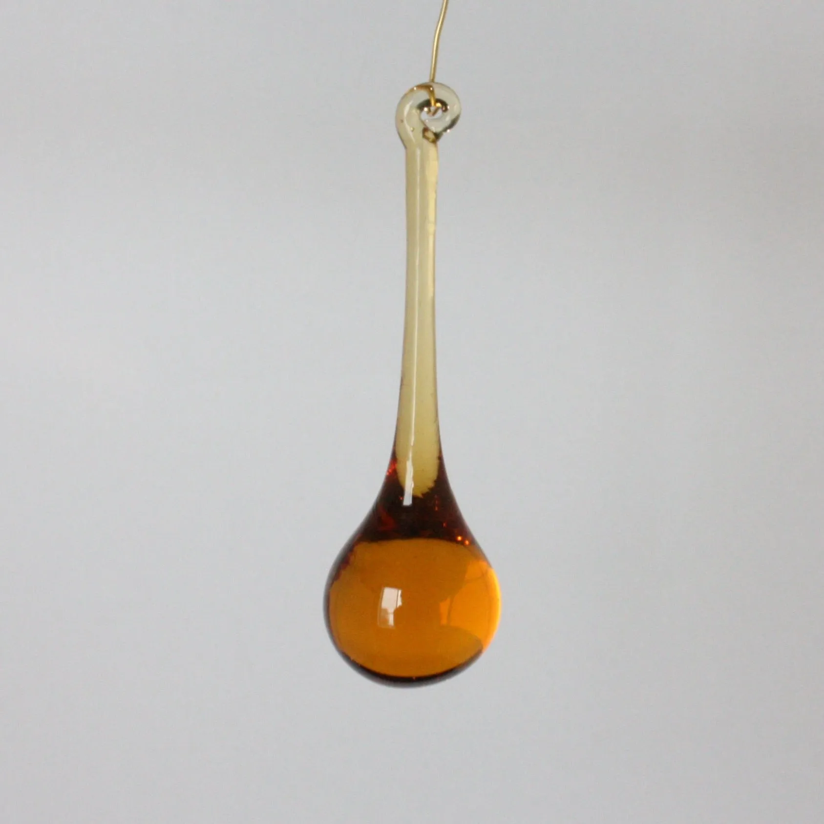 3" Amber Raindrop