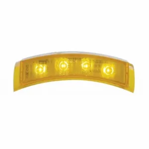 4 LED Headlight Turn Signal Light - Amber LED/Amber Lens