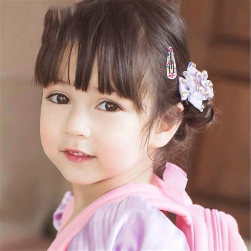 50Pcs/Lot Korean Style Girls Cartoon Hairclip