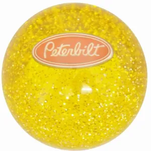 Amber Peterbilt Glitter Brake Knob