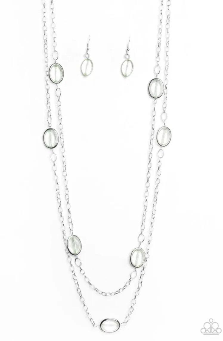 Back For More Green Necklace - Paparazzi Accessories