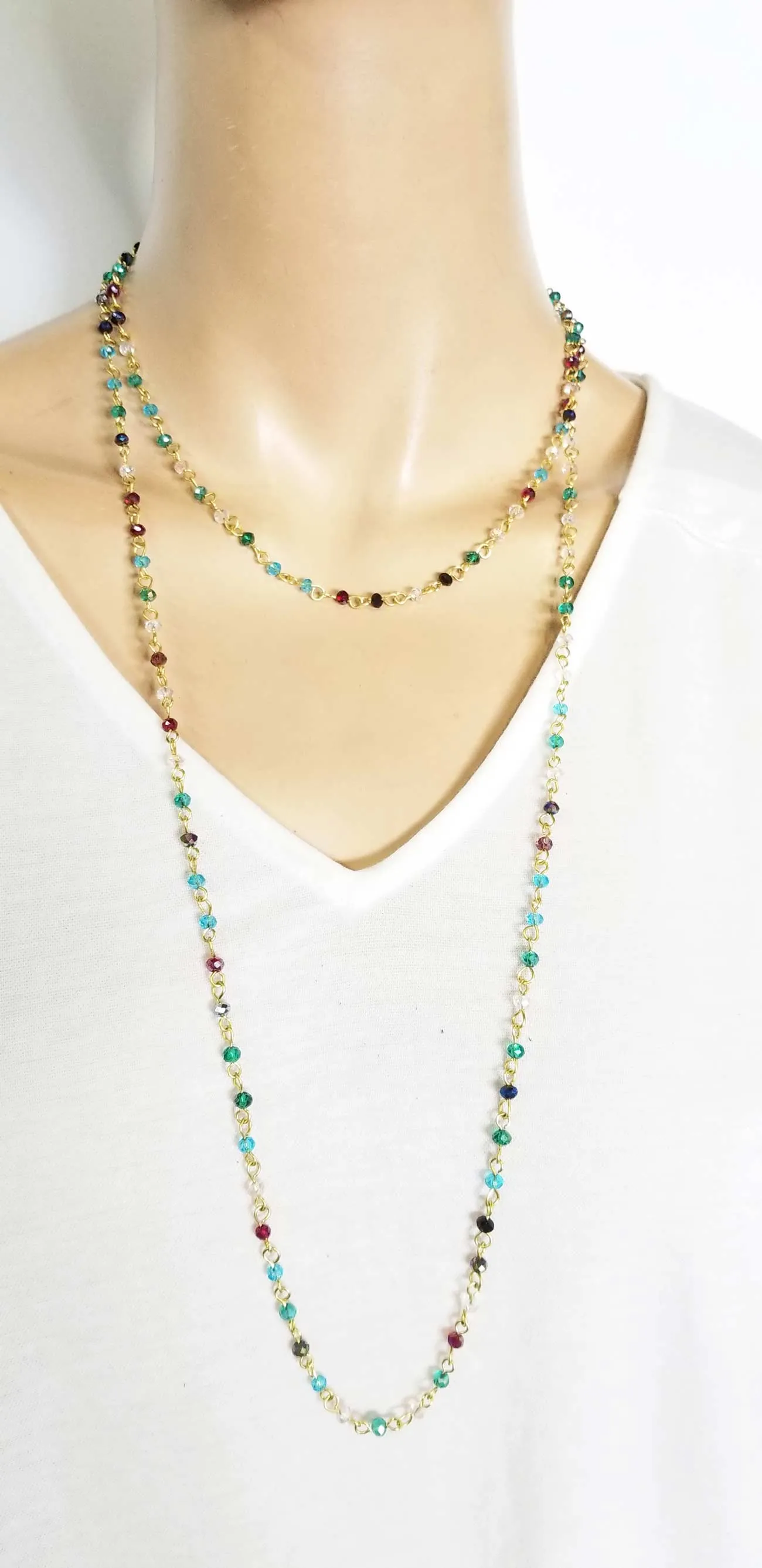 Beaded Long Necklace