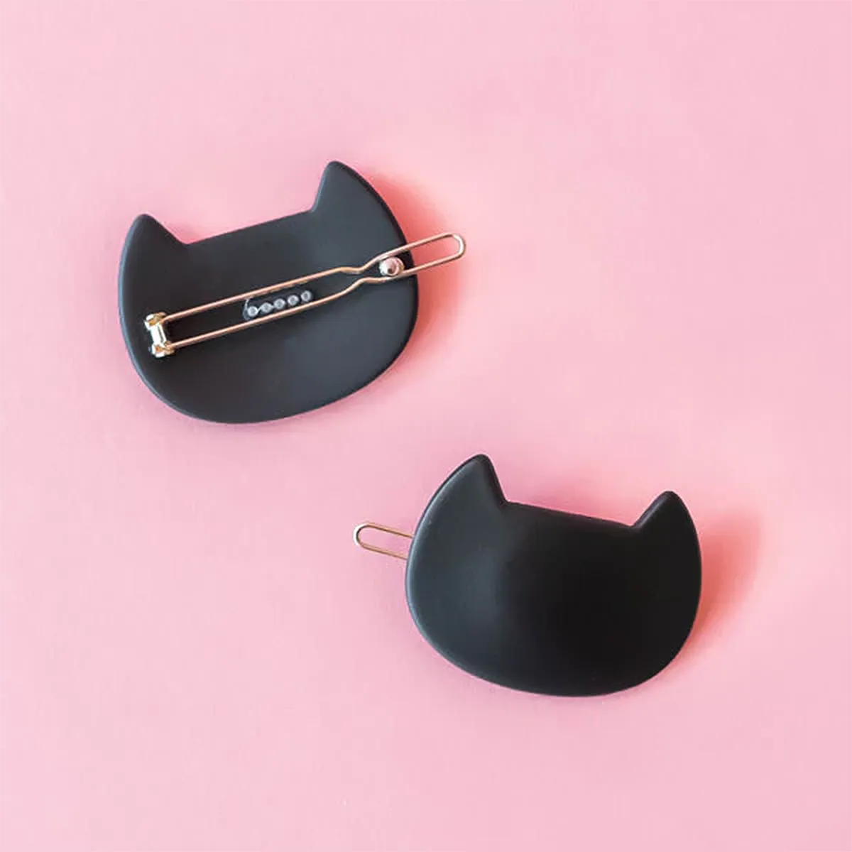 BECKY HELMS BLACK CAT HAIR CLIP