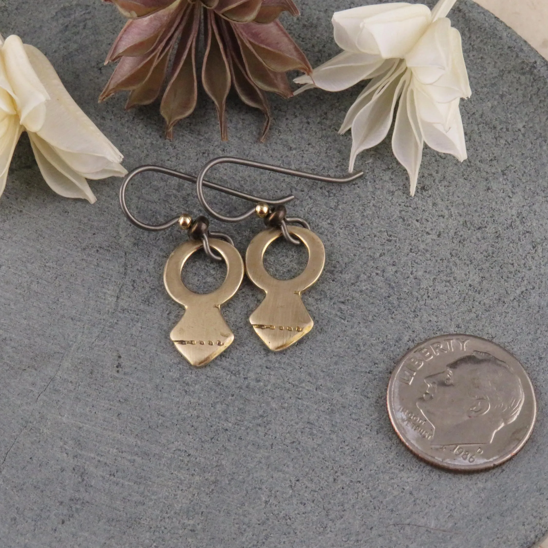 Bronze Element Earrings