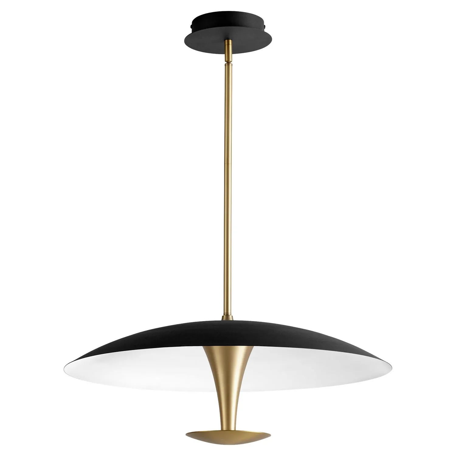 Cyan Design 11393 SPACELY 26" Pendant - Black & Aged Brass