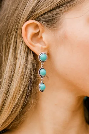 Destinee Turquoise Post Earrings