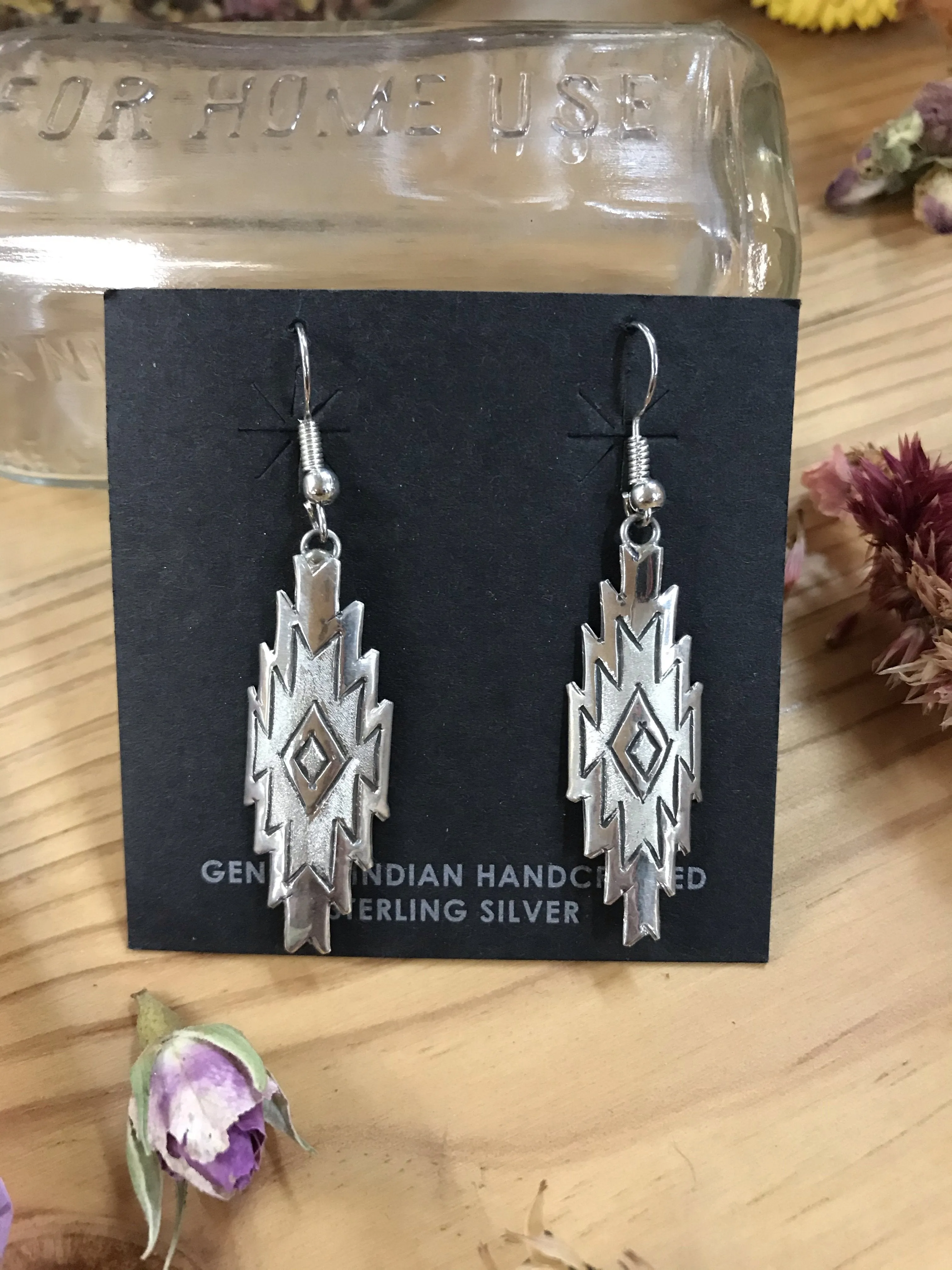 Diamond Column Earrings