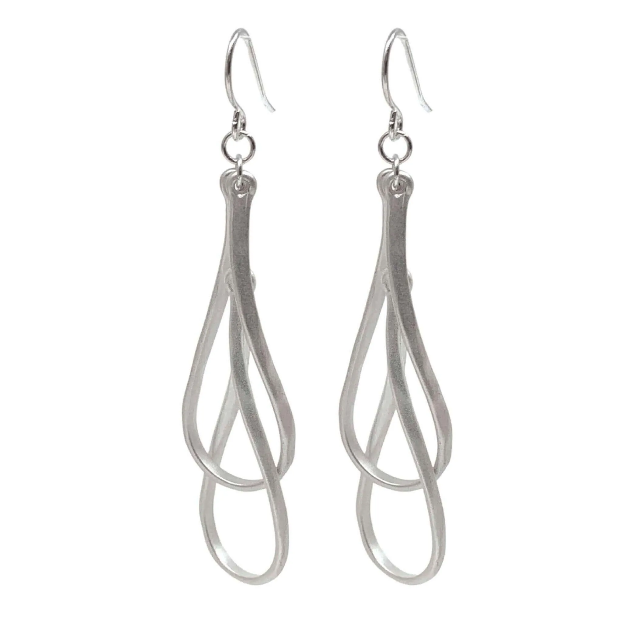 Double Hoop Teardrop Earrings