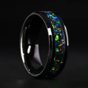 Dragon Scale Opal Glowstone Ring