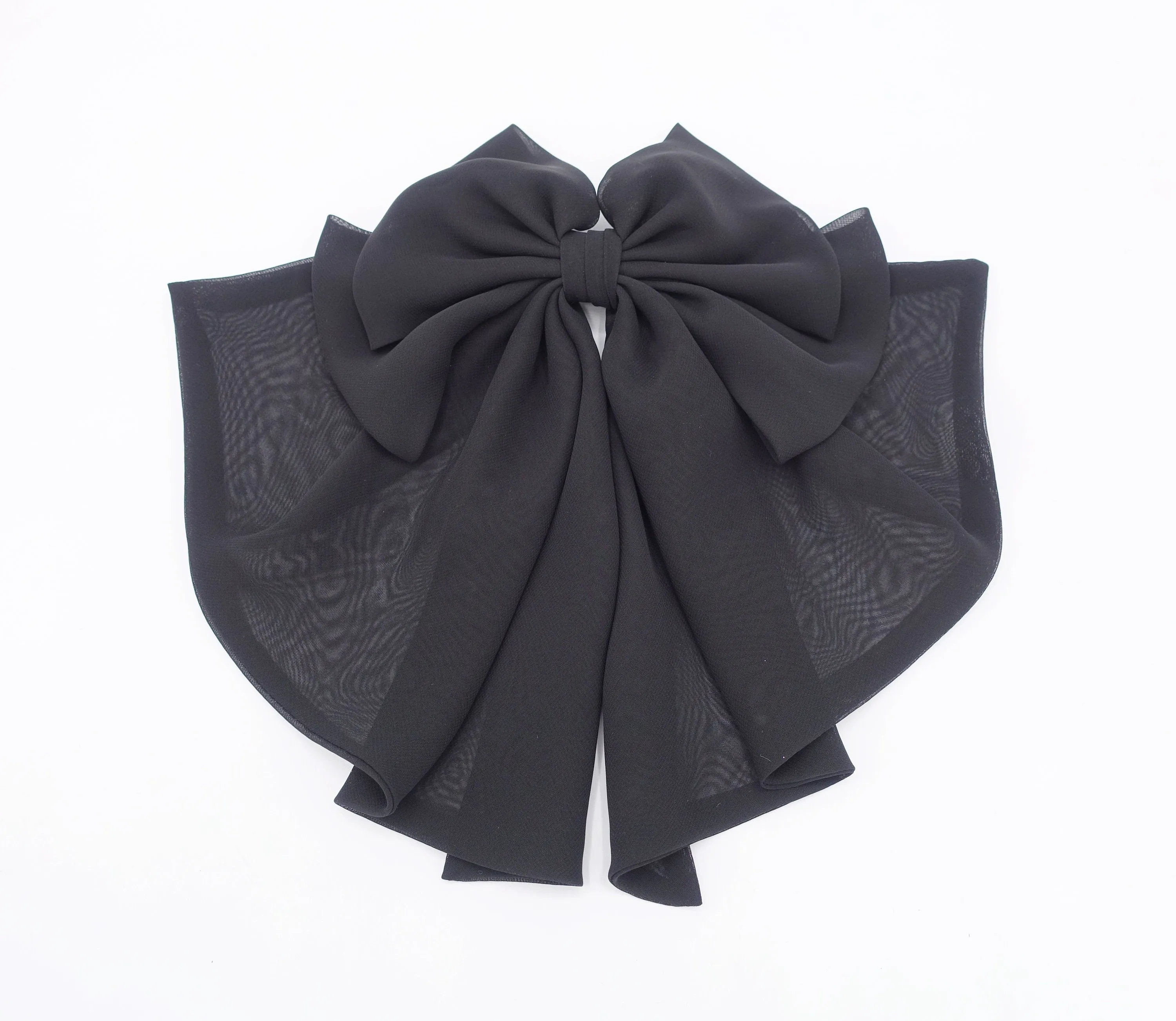 dress hair bow, suit hair bow, chiffon hair bow, designer hair bow for women