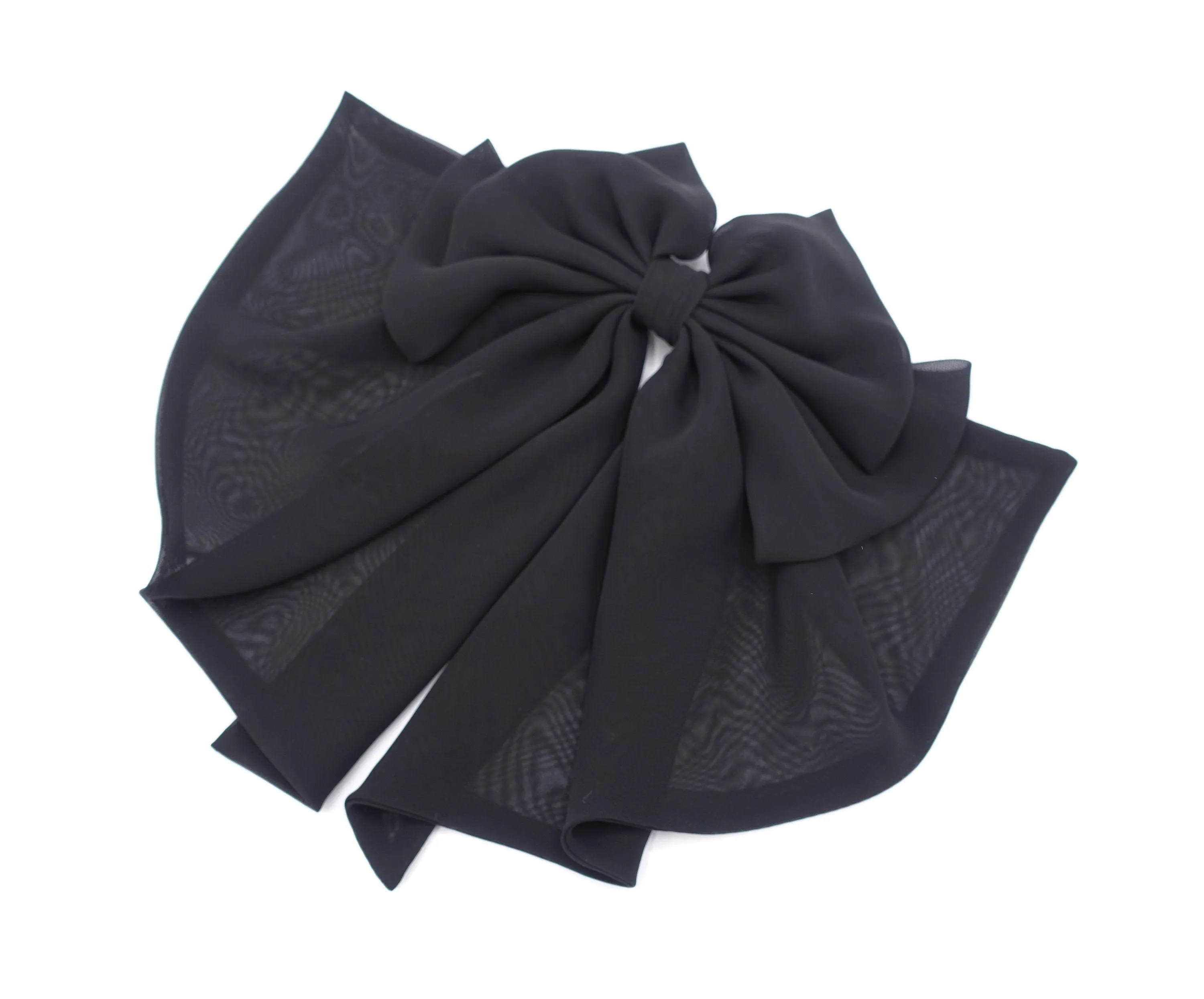 dress hair bow, suit hair bow, chiffon hair bow, designer hair bow for women