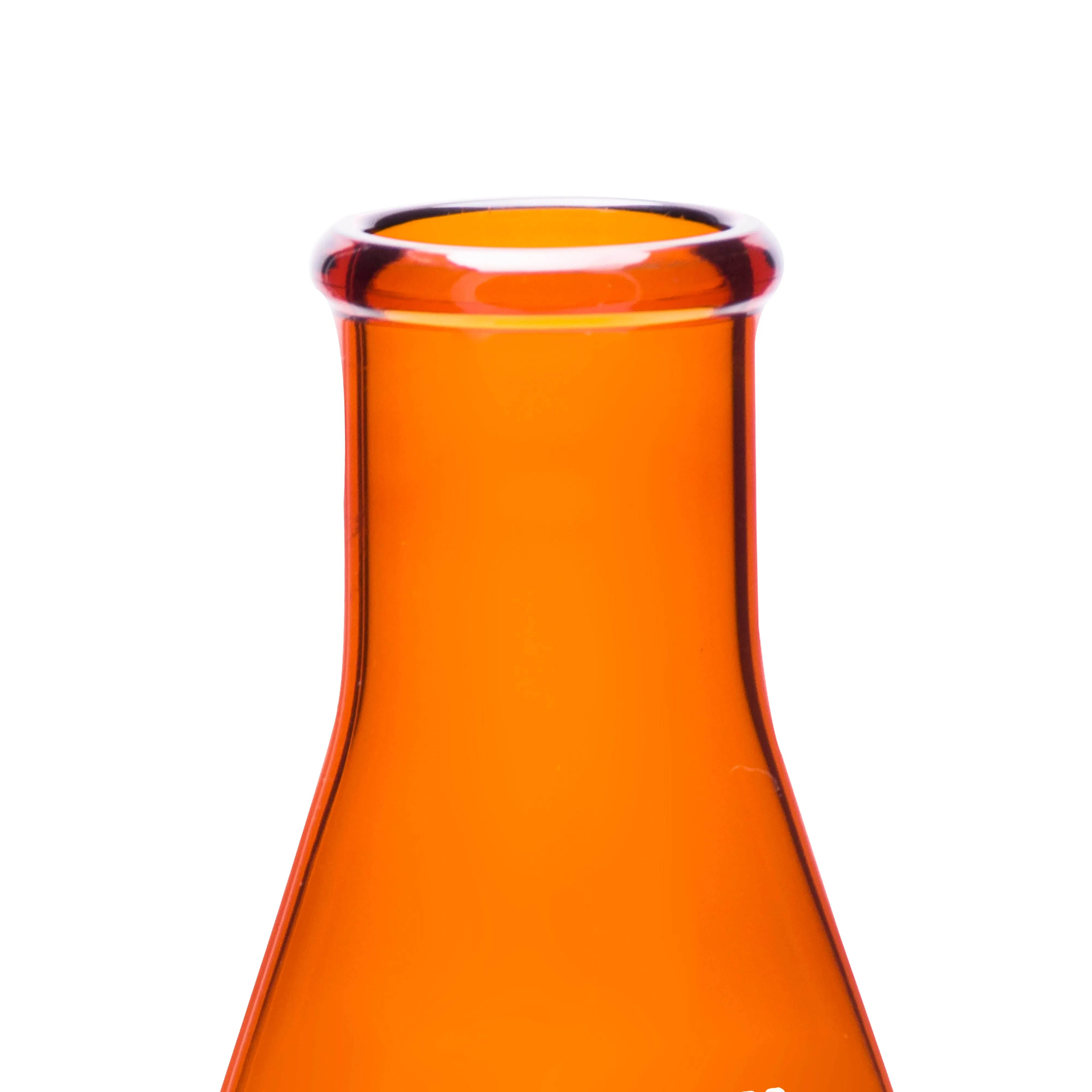 Erlenmeyer Flask, Amber, 2000mL - Borosilicate Glass - Narrow Neck Flasks, Conical Flasks, Glass Flasks - Eisco Labs