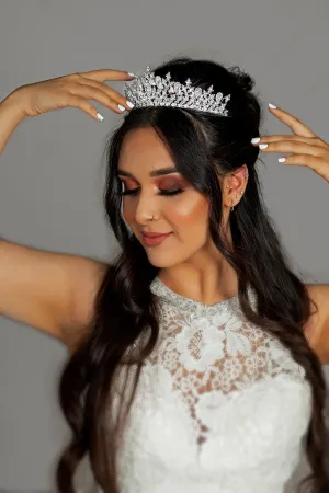 GEMNA Swarovski Wedding/Event Tiara, Bridal/Quinceanera Tiara