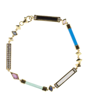 Gemstone Bar Bracelet