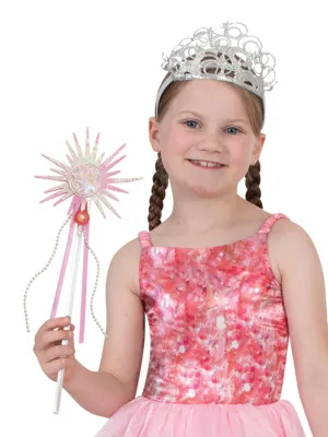 Glinda Wand and Tiara Set for Kids - Wicked