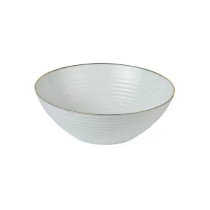 Golden Opal Harena Plain White Bowl 23cm (Set of 6)