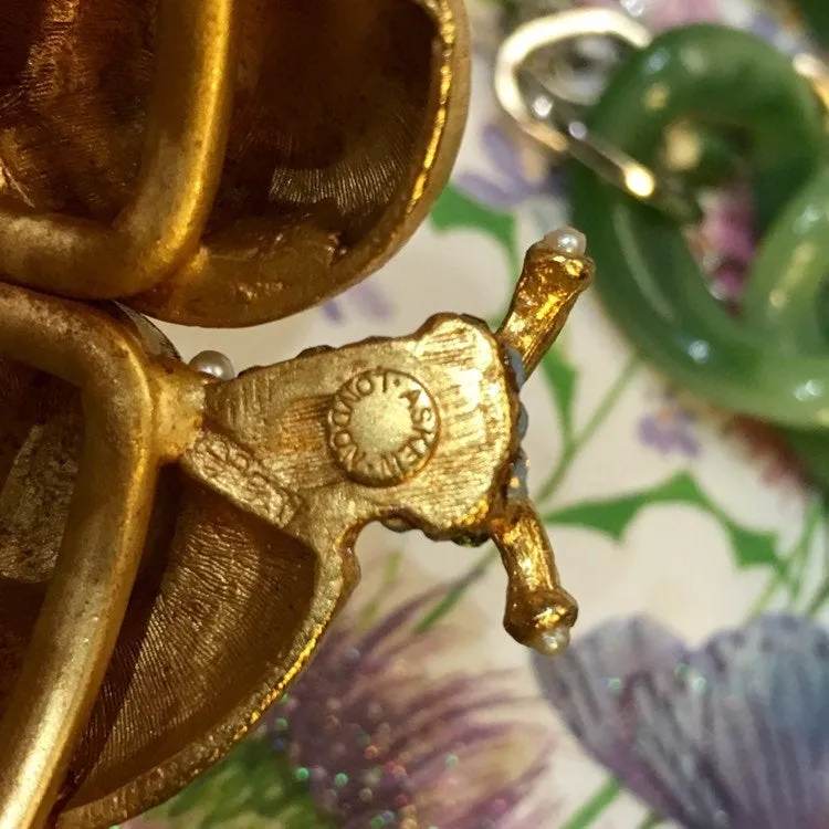 Handmade Gold Plated Garden of Eden Snail Crystal Bracelet by Askew London