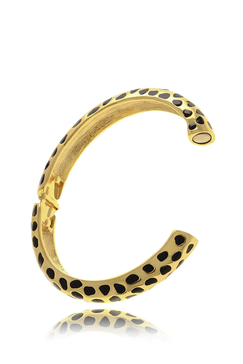 KENNETH JAY LANE JAGUAR Gold Cuff