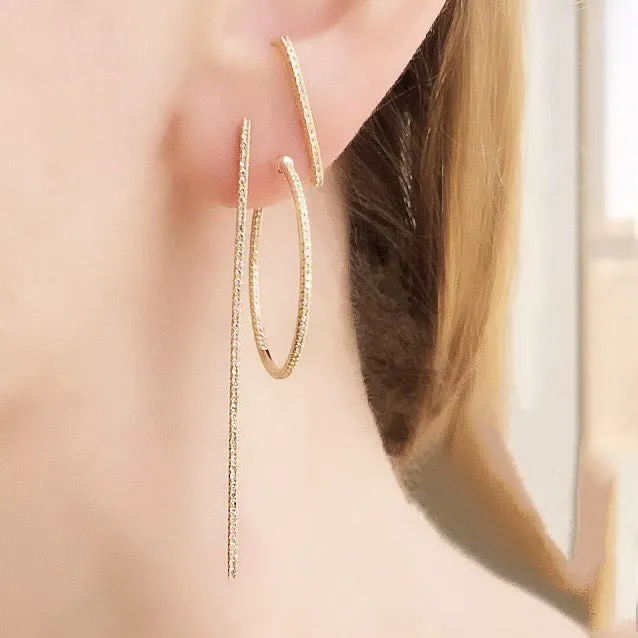 Long Bar Post Earrings