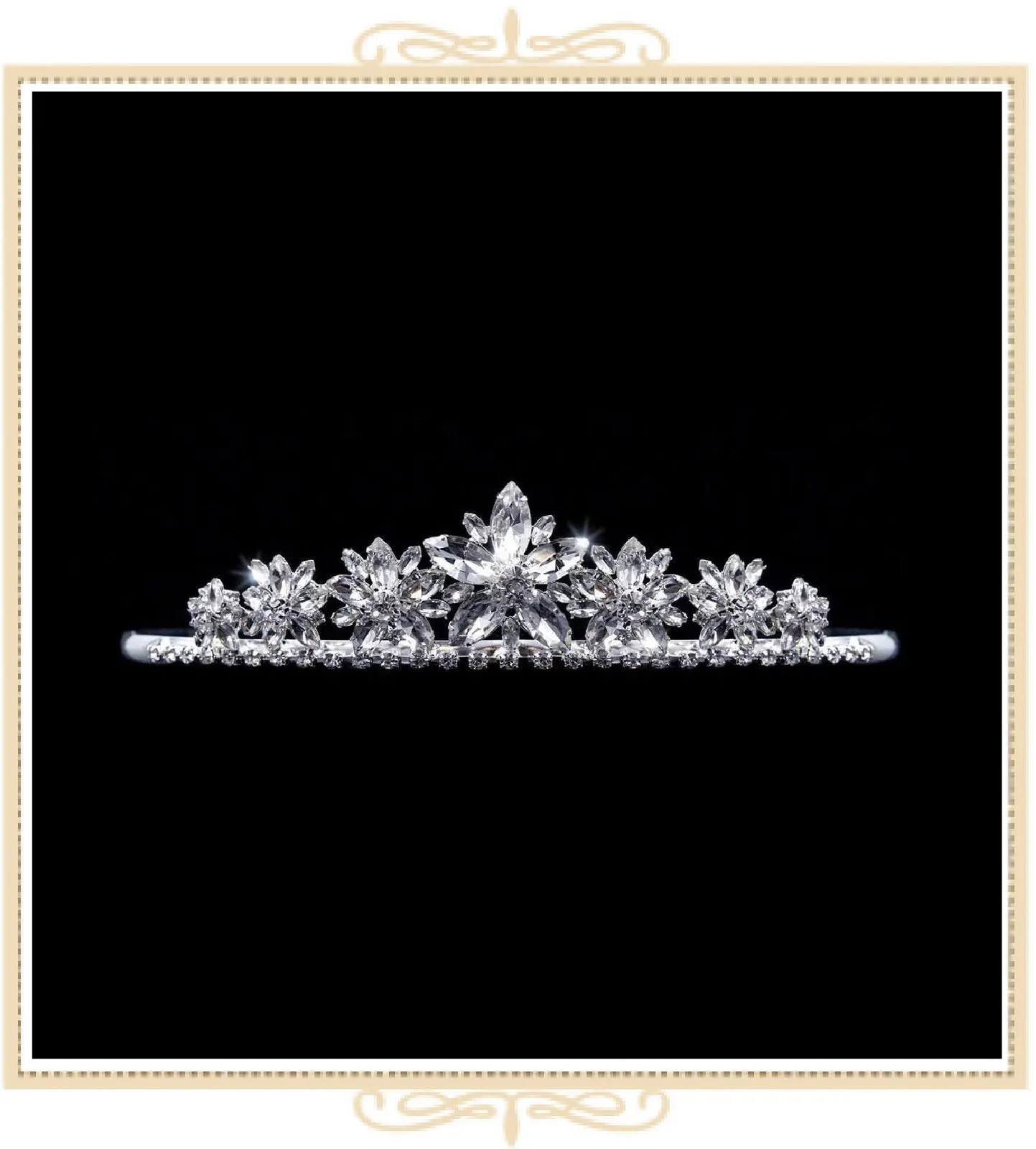 Marquis Flower Tiara (12608)