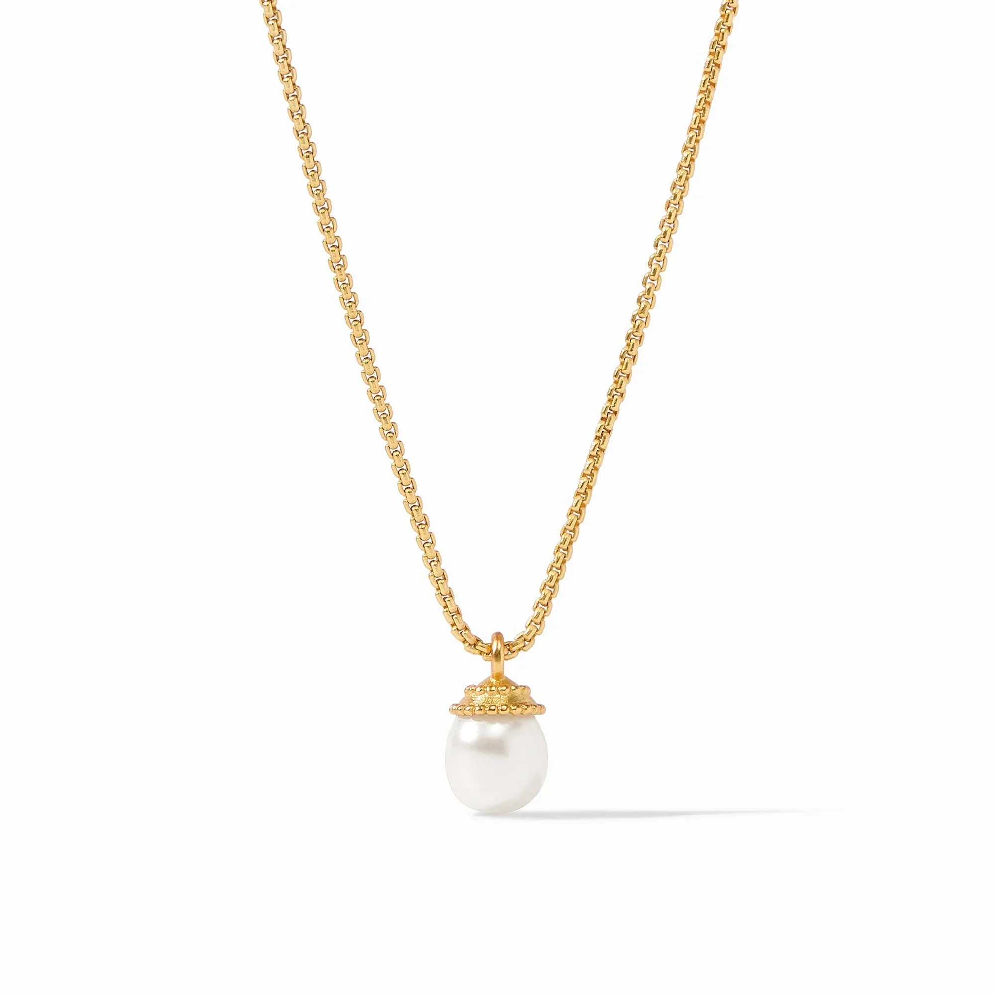 Noel Pearl Solitaire Necklace