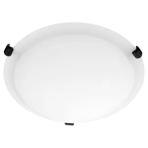 Quorum 3000-12159 Flush Mount Traditional - Matte Black