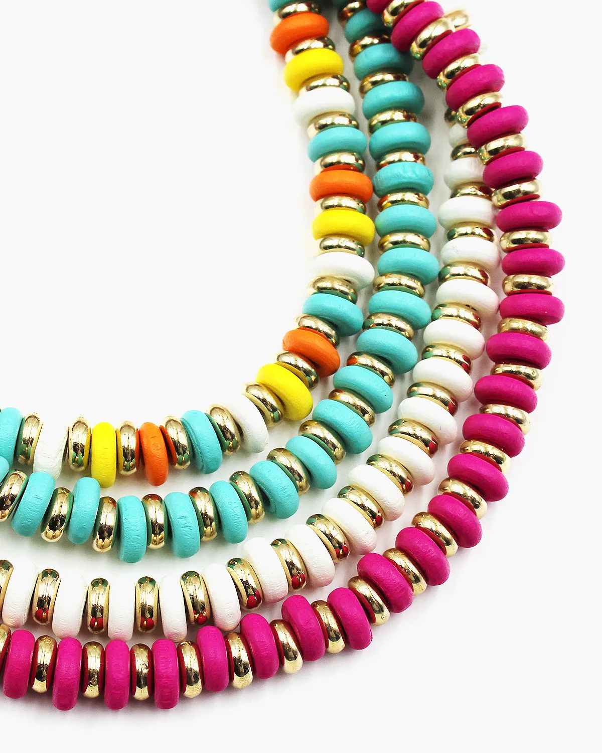 Rondelle Beaded Necklace