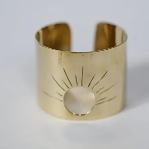 Sala Cuff Brass Bracelet