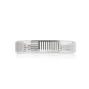 Sterling Silver Shutter Cuff Bracelet