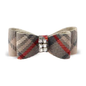 Susan Lanci Scotty Giltmore Hair Bow - Doe Plaid